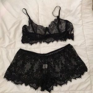 Floral Lace Lingerie Set